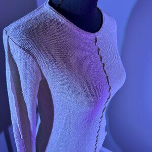 Zara Gold Jersey Sparkle Top